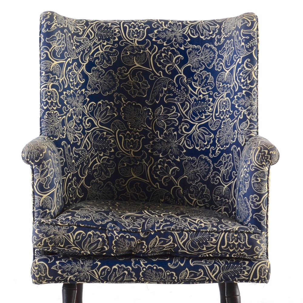 Vintage Upholstered Rocking Chair