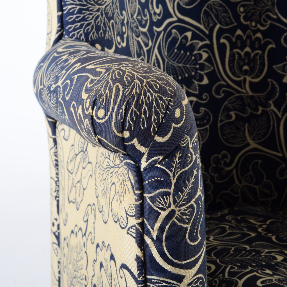 Vintage Upholstered Rocking Chair