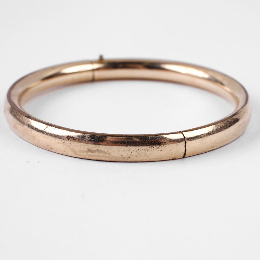 12K Yellow Gold Filled Bangle Bracelet