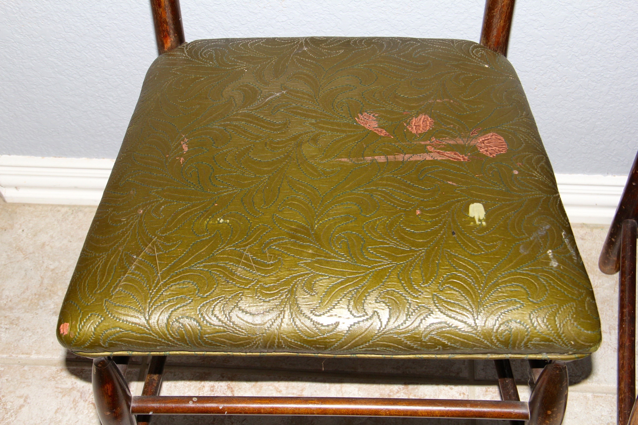 Vintage Ribbon Back Side Chairs