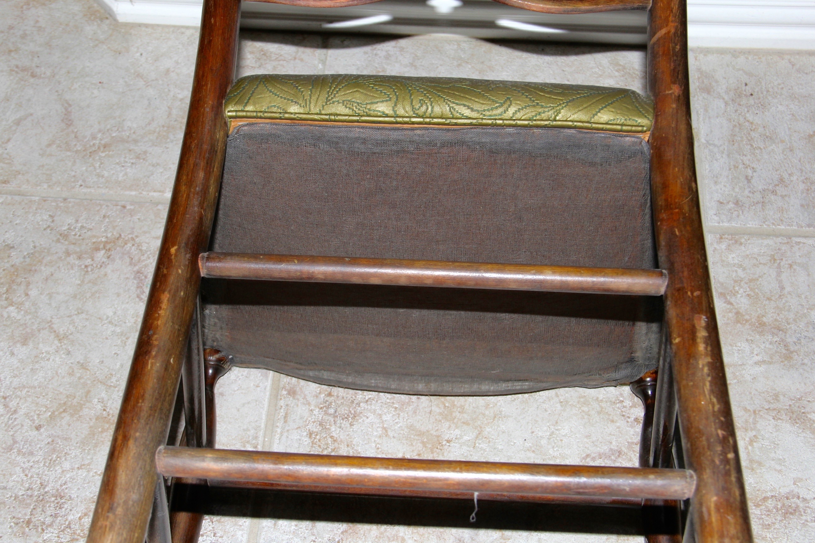 Vintage Ribbon Back Side Chairs