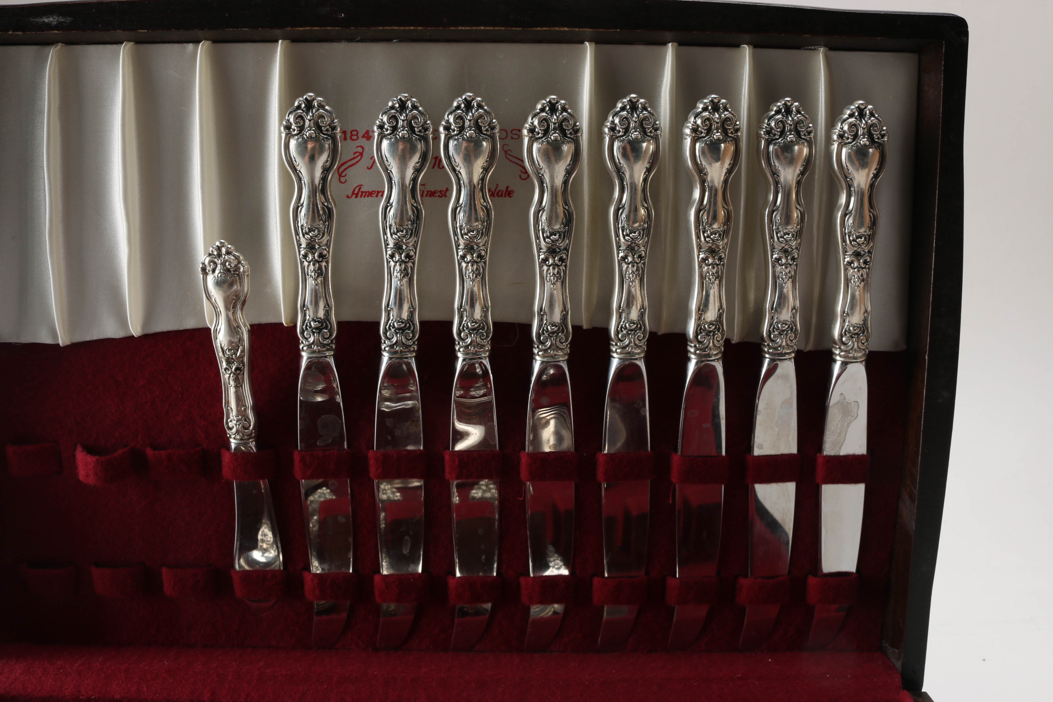 Wallace Sterling Silver Flatware in the "Royal Rose" Pattern