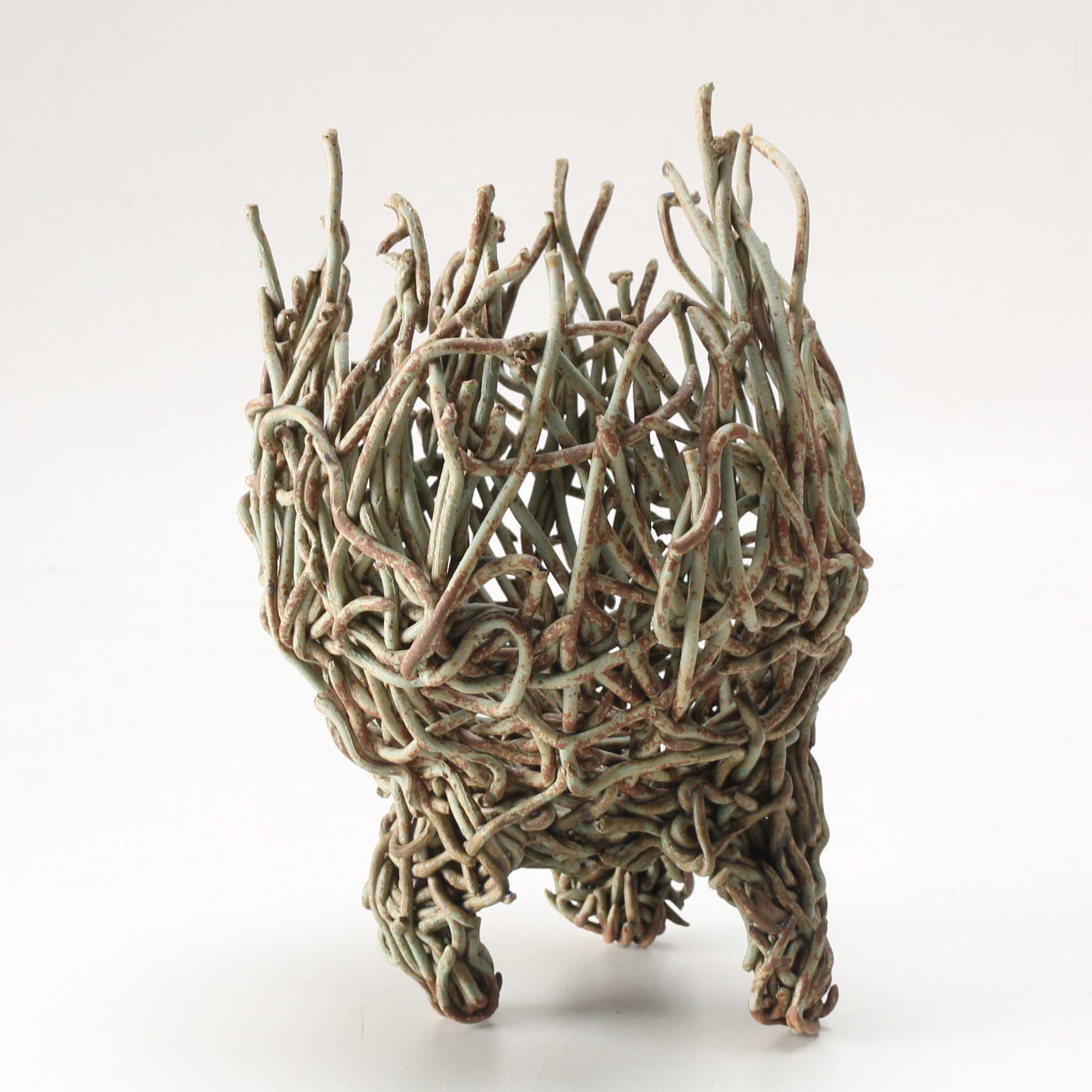 Ceramic Basket Artwork by Donald S. Wilson