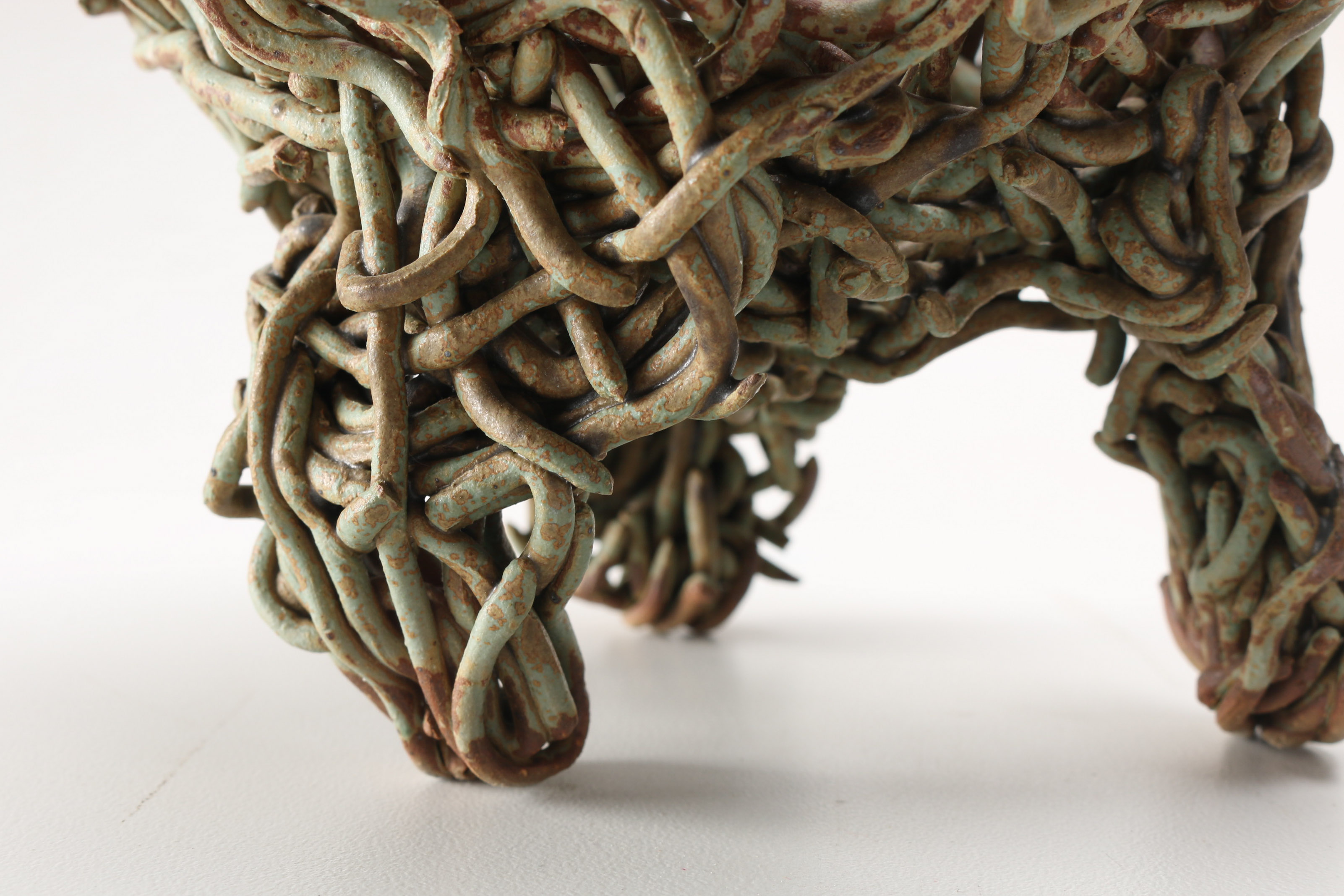 Ceramic Basket Artwork by Donald S. Wilson