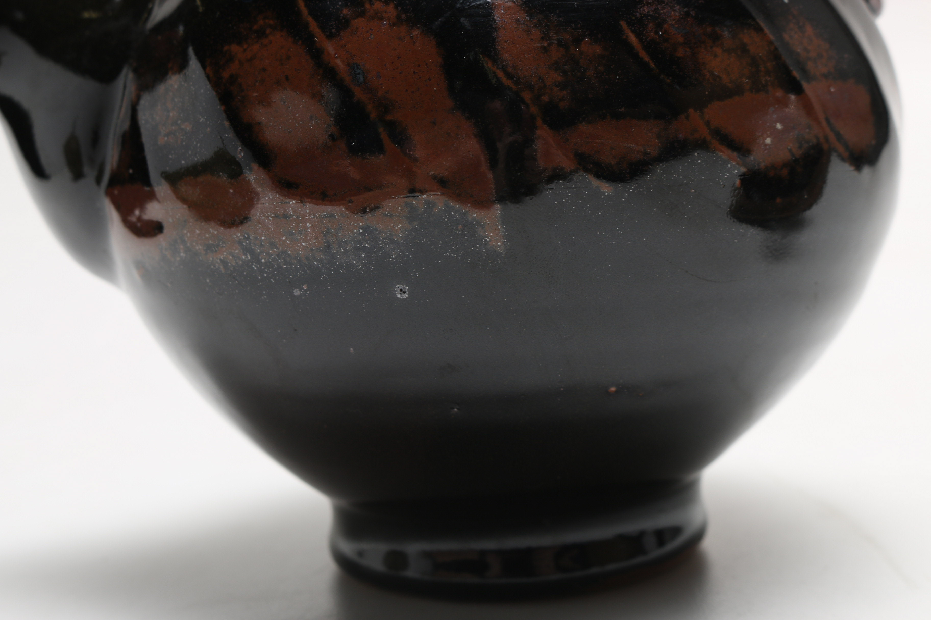 Pottery Tea Pot and Urn Pair