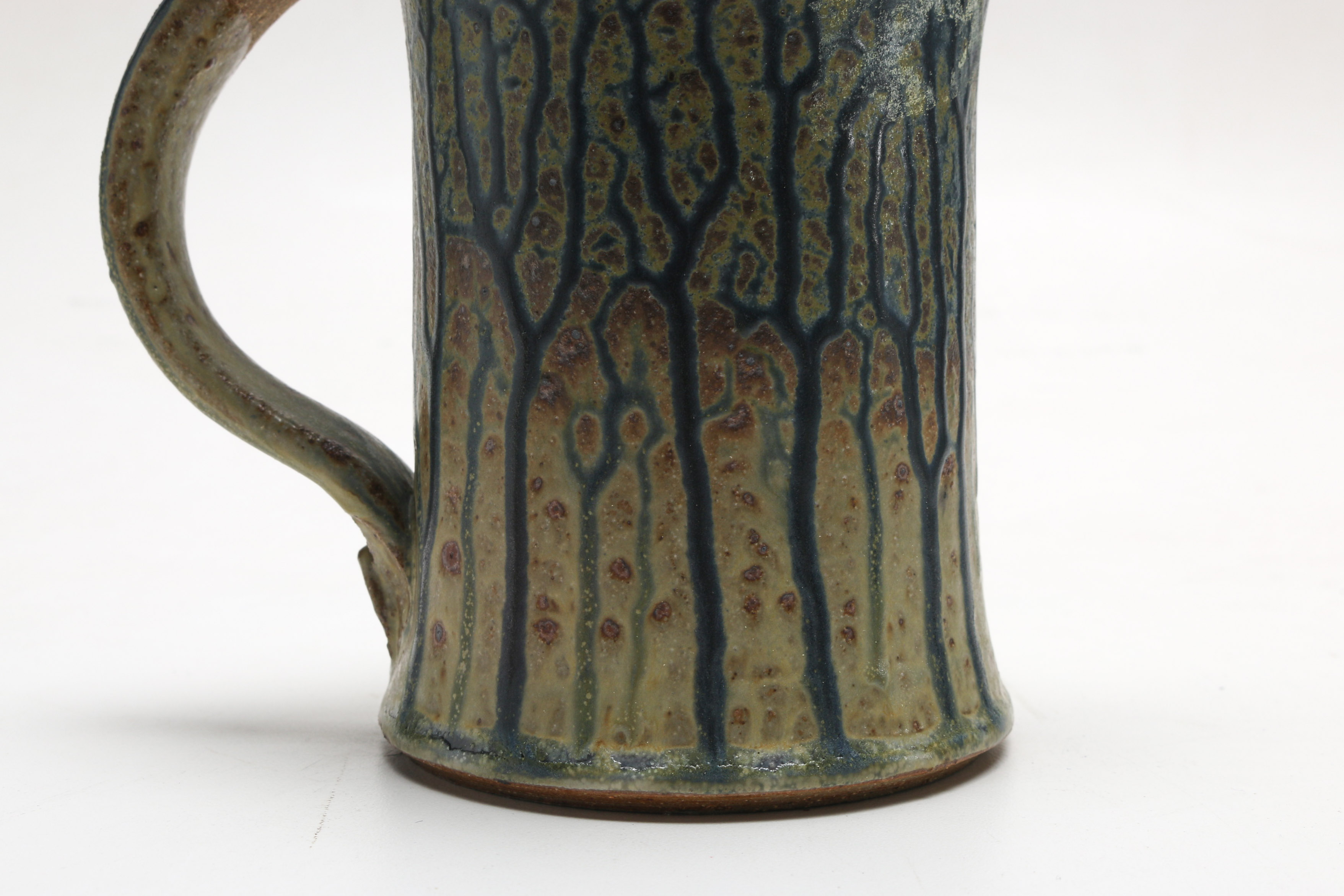 Green and Blue Teapot, Pitcher and Bowl