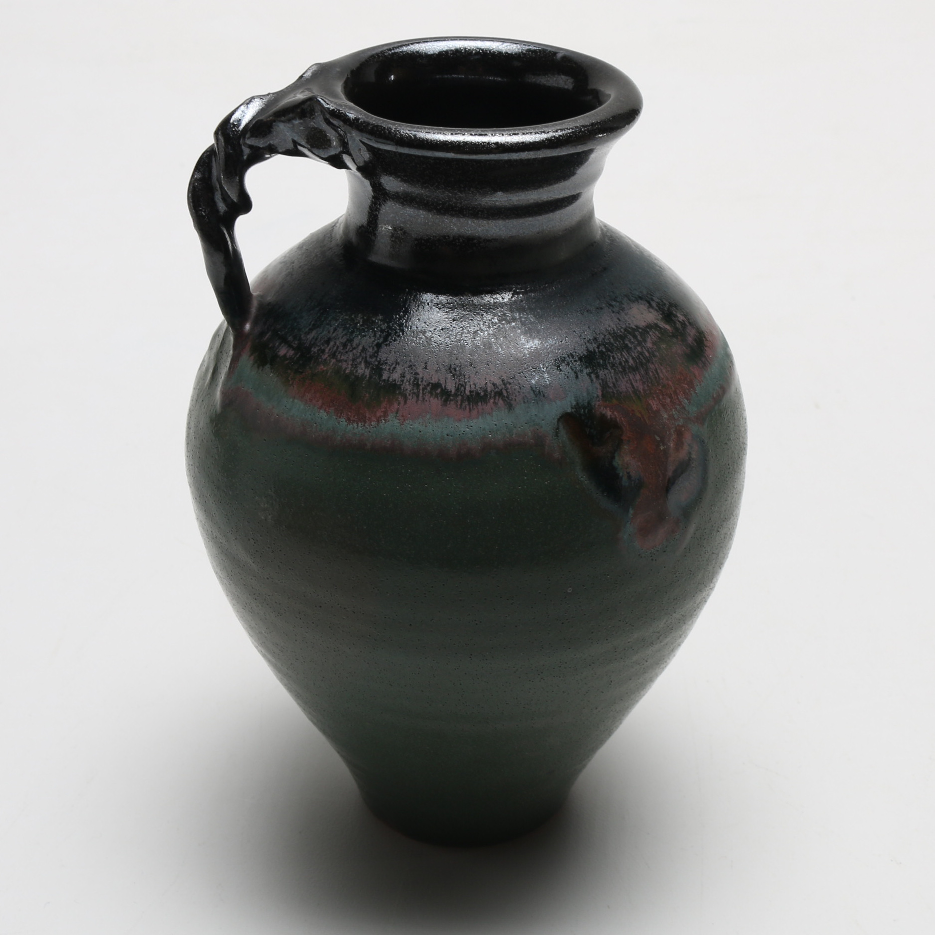 Green and Blue Teapot, Pitcher and Bowl