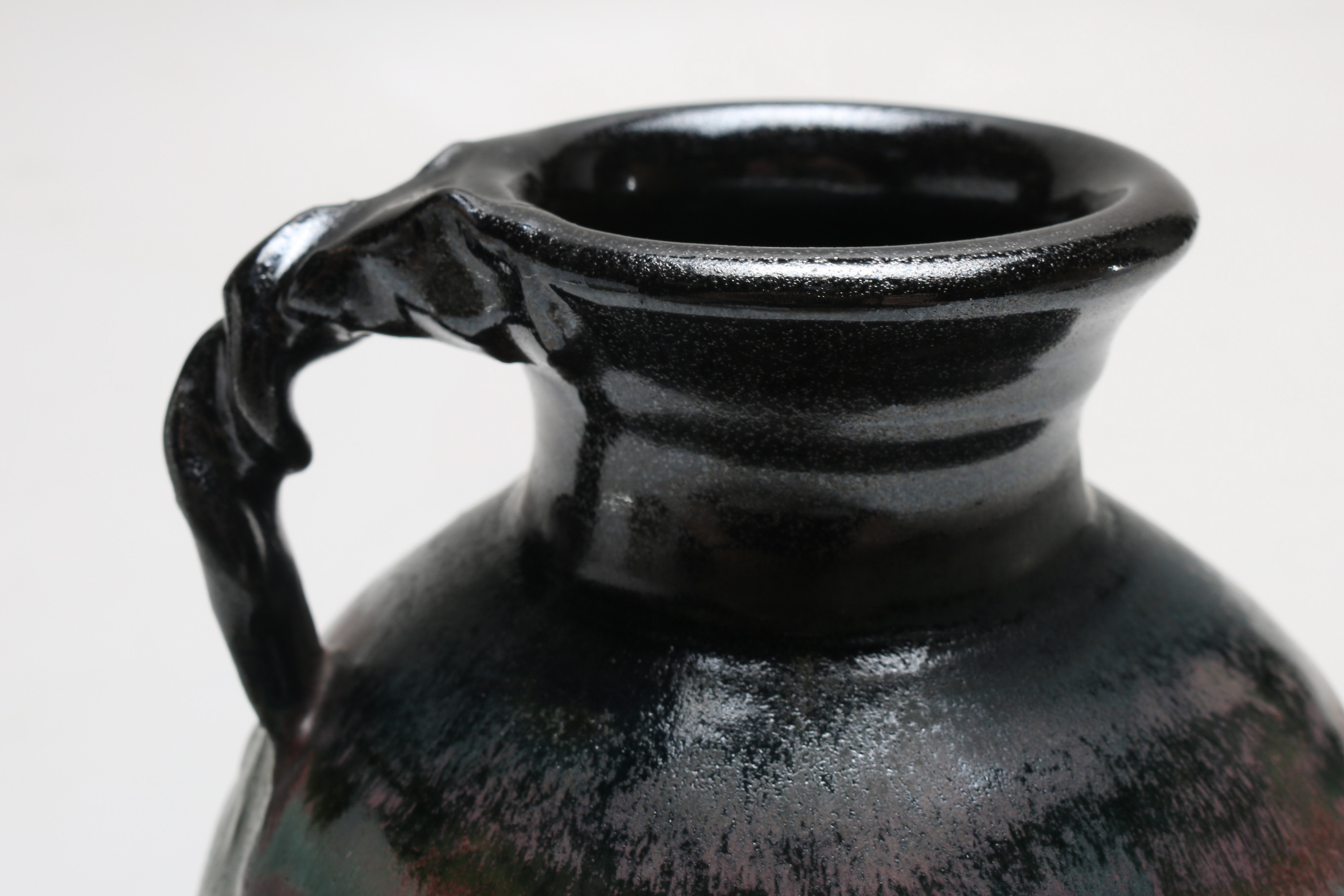 Green and Blue Teapot, Pitcher and Bowl