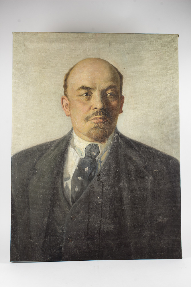 Oil on Canvas Portrait of Vladimir Lenin