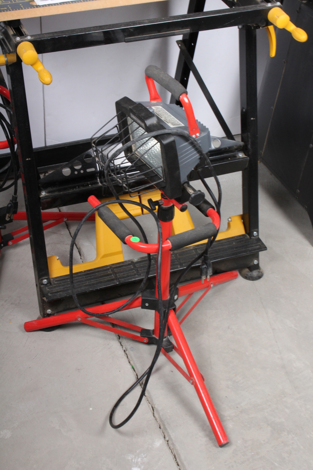 Craftsman "Professional" Workbench and Halogen Worklights