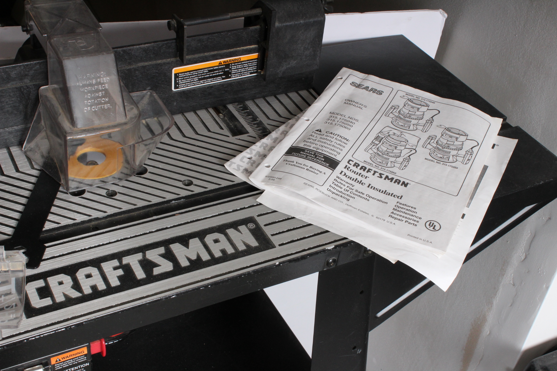 Craftsman Router and Professional Stand