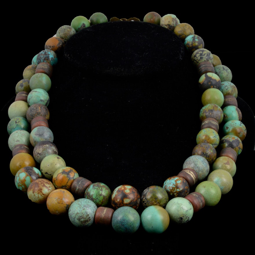 Alice Kuo Turquoise Beaded Necklace