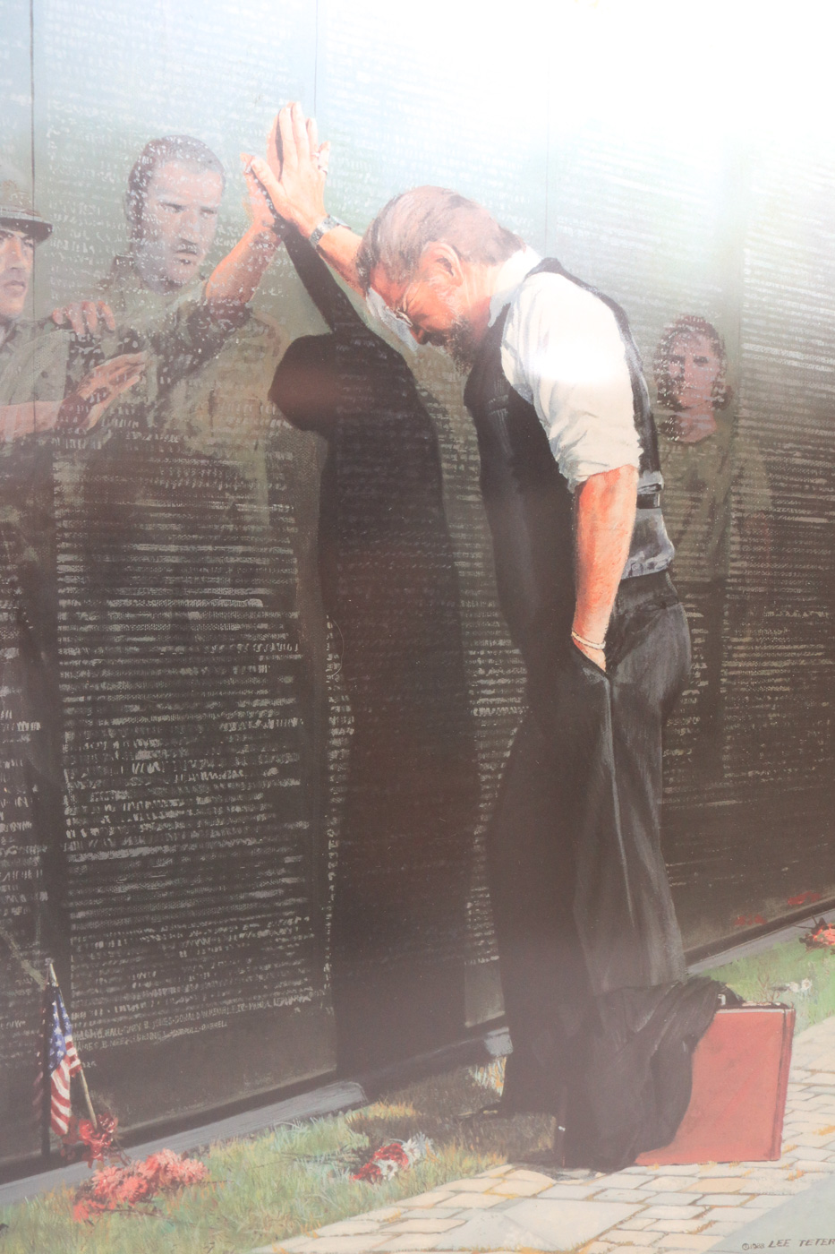 Lee Teter Offset Lithograph "Reflections"