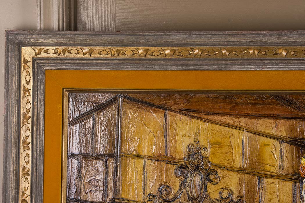 Van Hoople Signed Impasto Style Oil On Board Painting