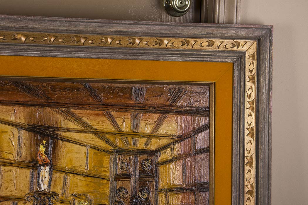 Van Hoople Signed Impasto Style Oil On Board Painting