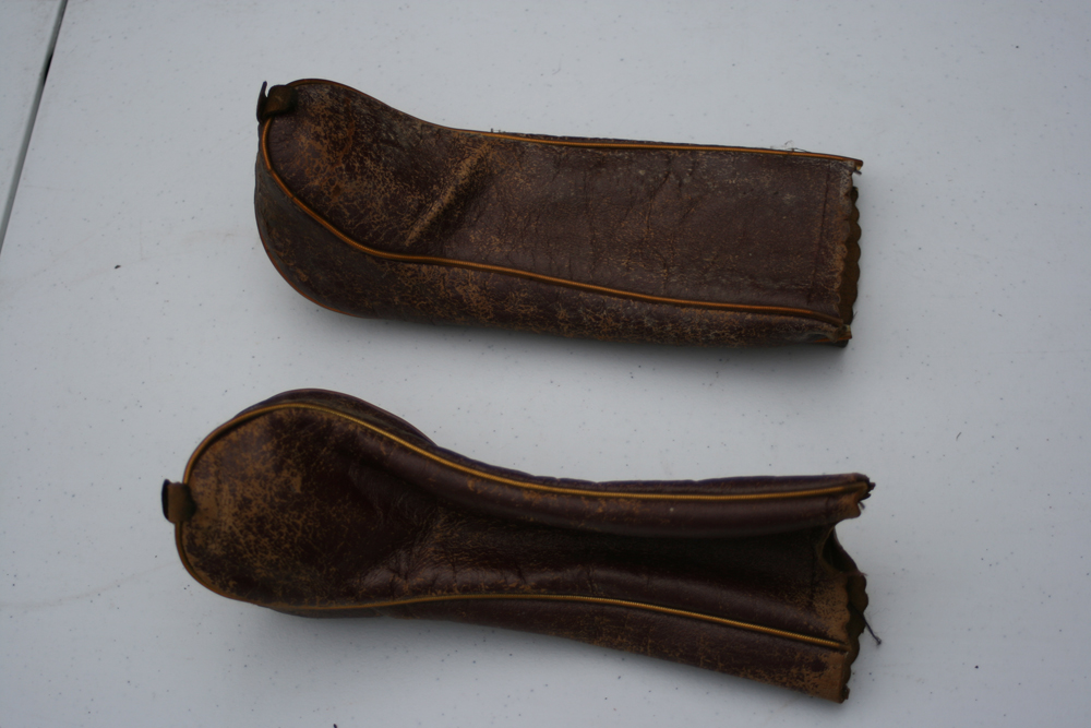 Vintage Golf Clubs with Bag and Caddy