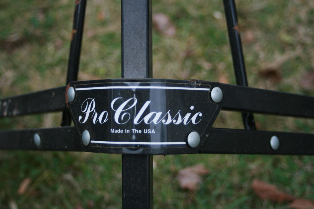 Vintage Golf Clubs with Bag and Caddy