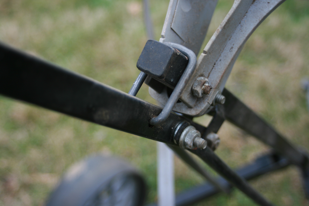 Vintage Golf Clubs with Bag and Caddy