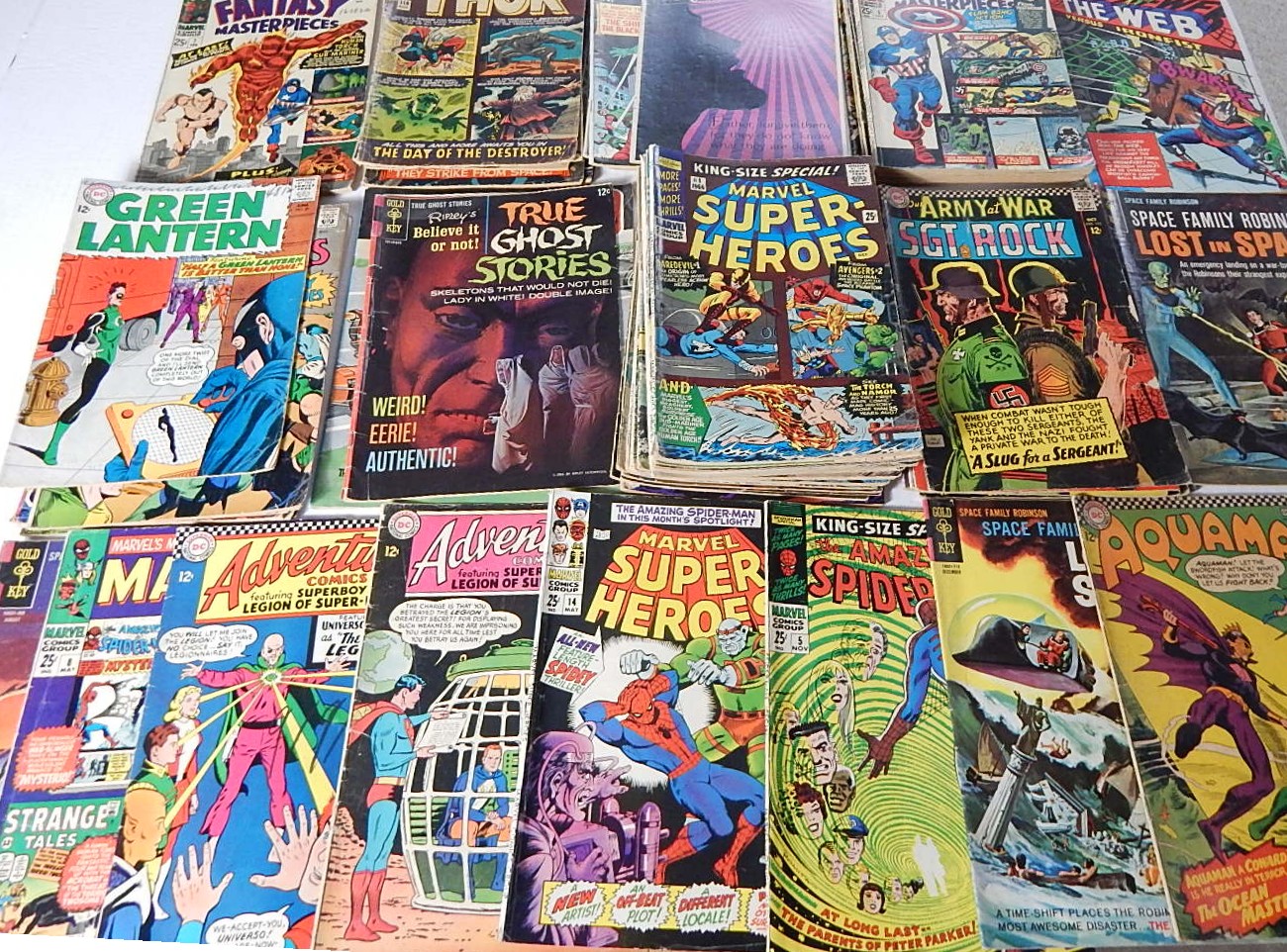 Sixty-One 1960s Silver Age Comic Books