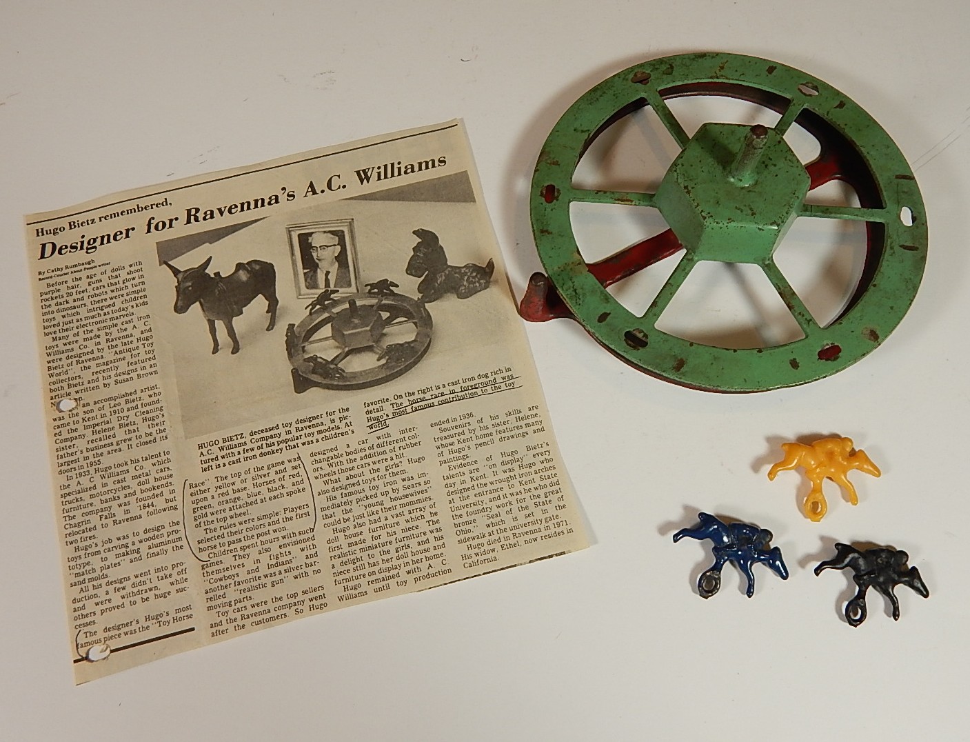 1920s Toy Horse Game by A.C. Williams EBTH