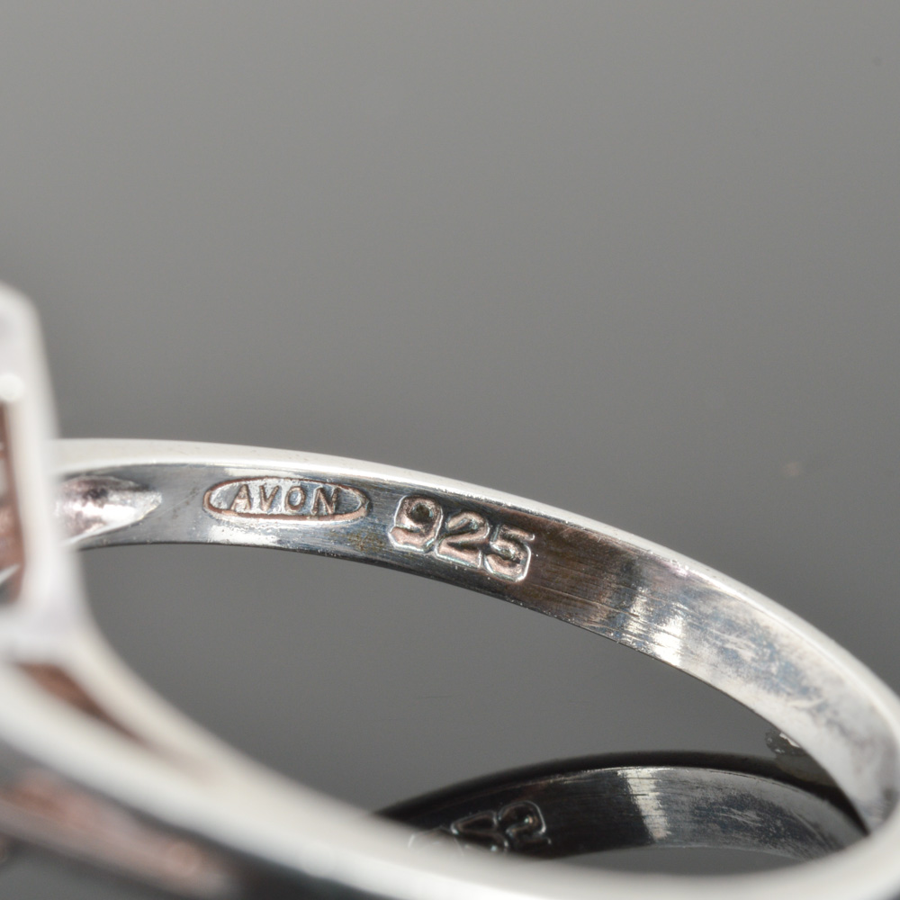 Sterling Silver Amethyst Ring by Avon