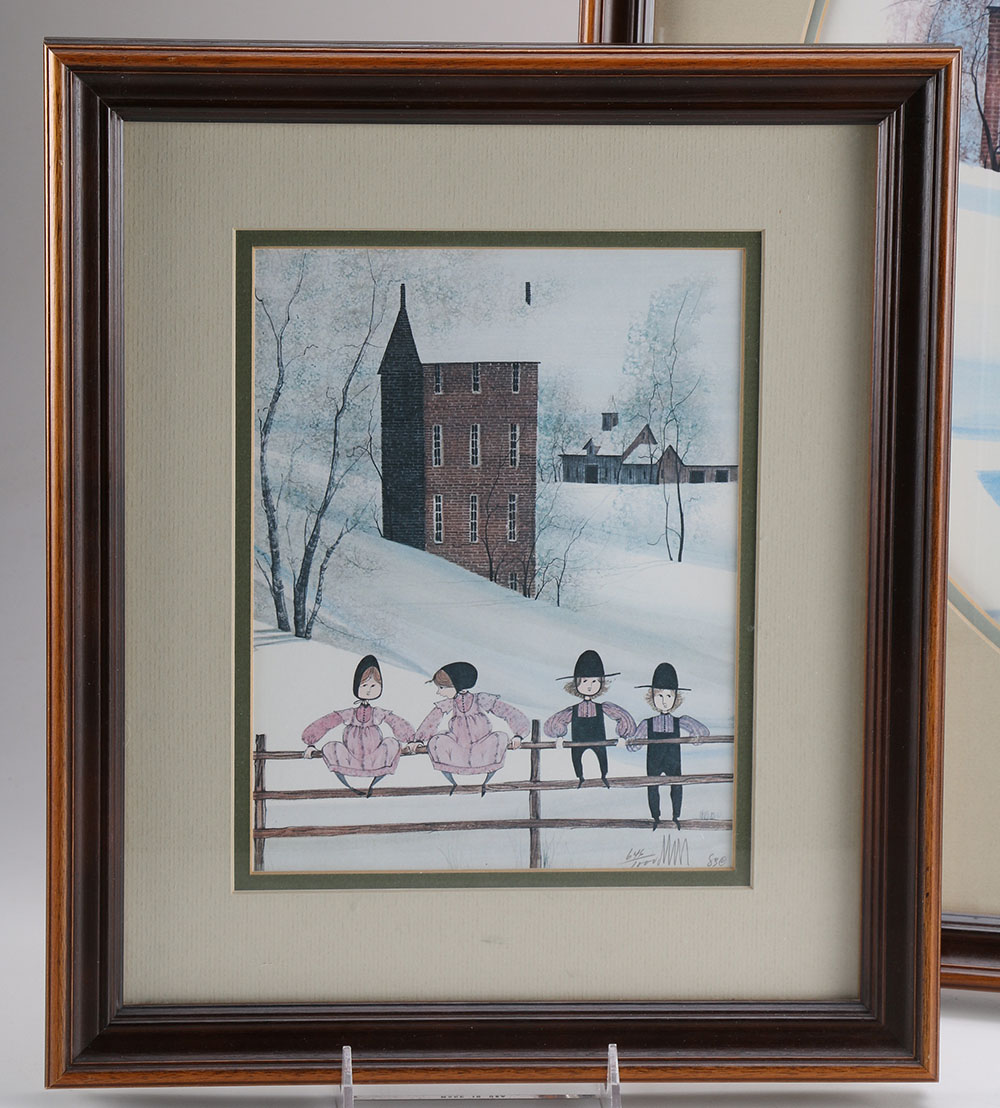 Pair of P. Buckley Moss Offset Lithographs