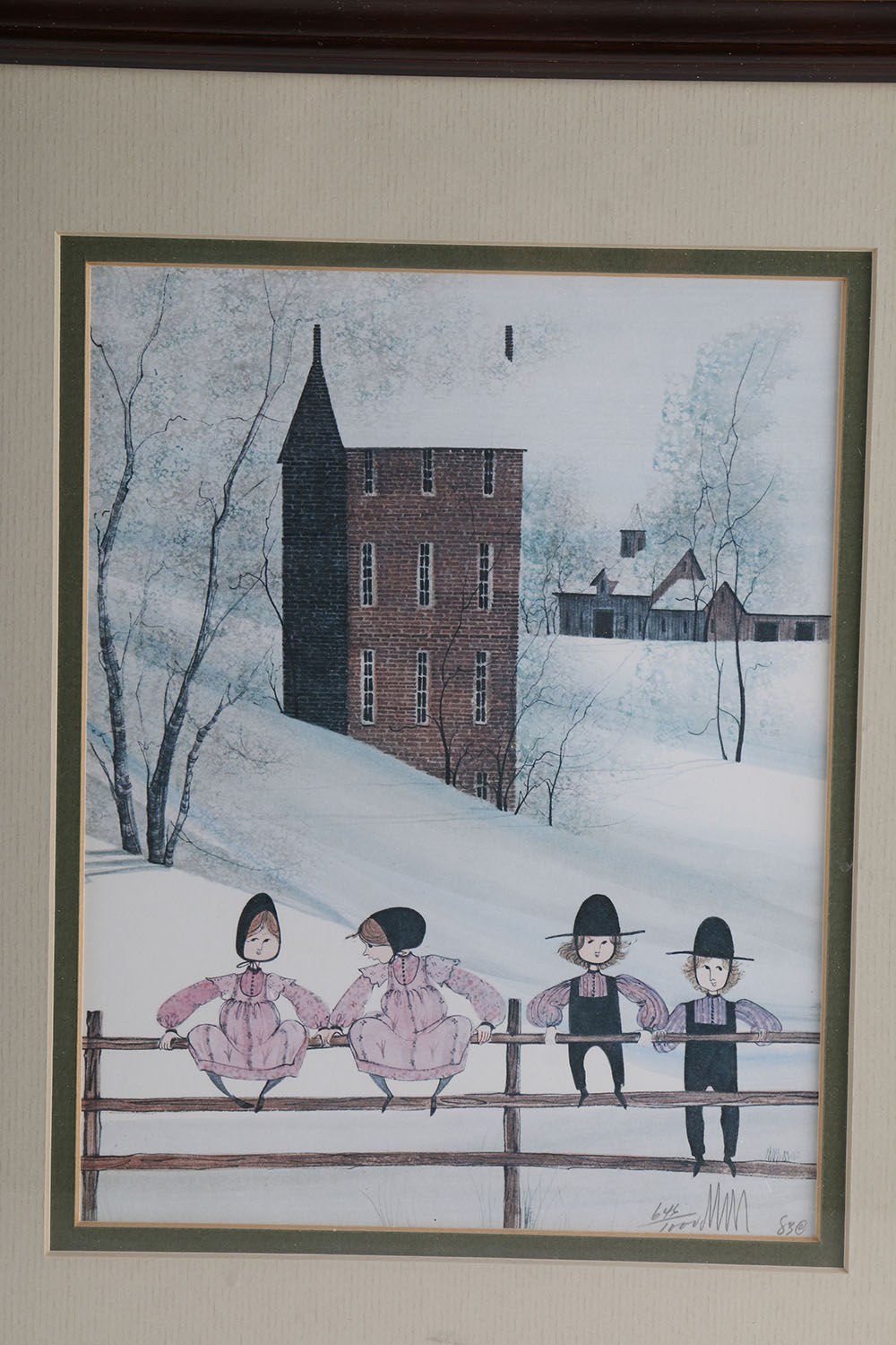 Pair of P. Buckley Moss Offset Lithographs