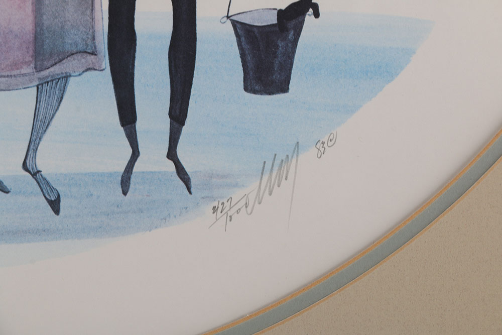 Pair of P. Buckley Moss Offset Lithographs