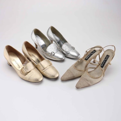 Women's Metallic Evening Shoes Women's Metallic Evening Shoes