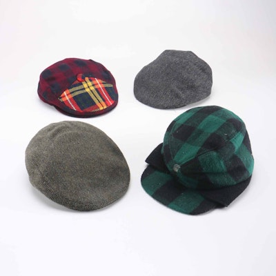 Assortment of Men's Vintage Caps Assortment of Men's Vintage Caps