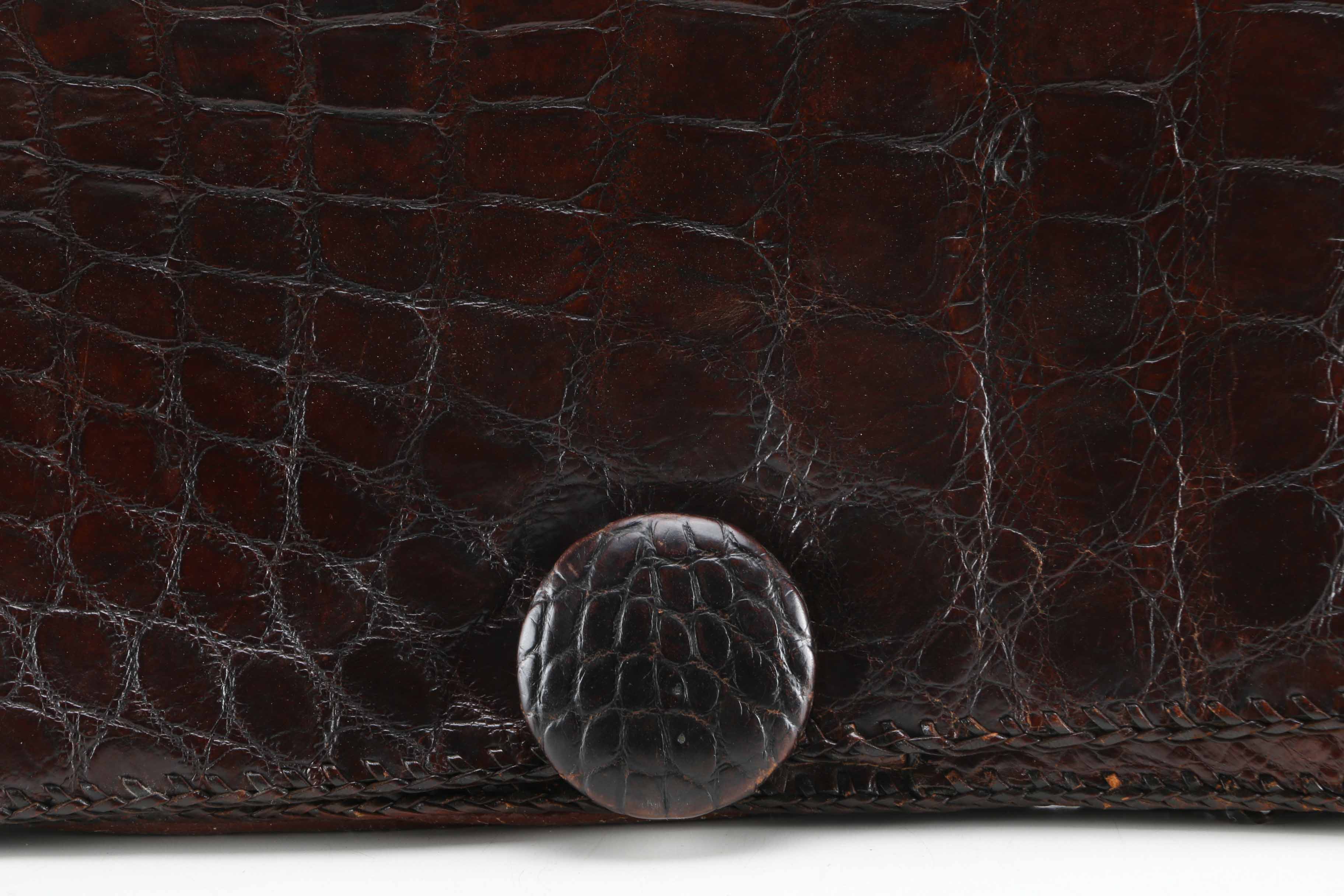 Vintage Alligator Clutch Purse