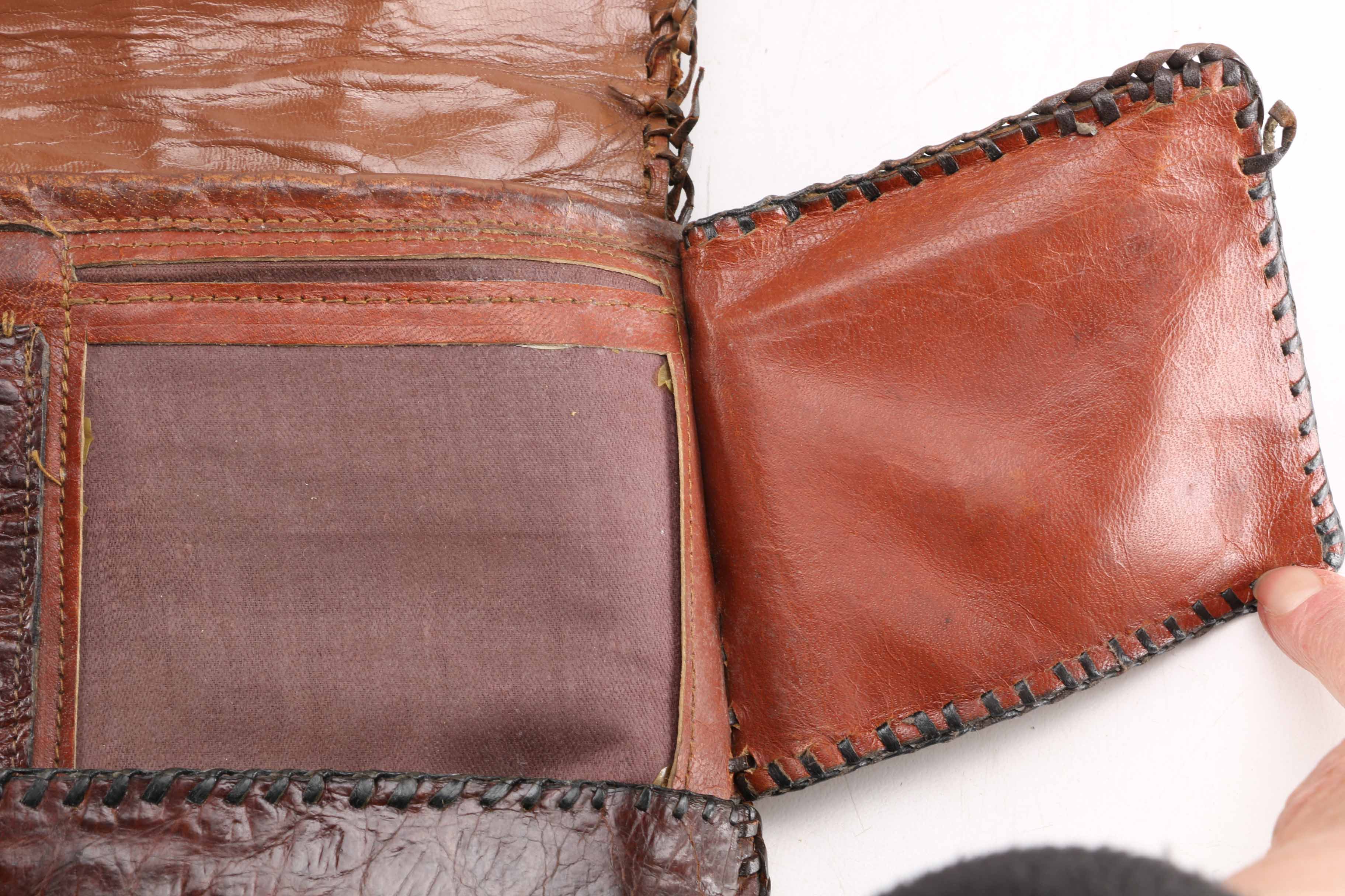 Vintage Alligator Clutch Purse