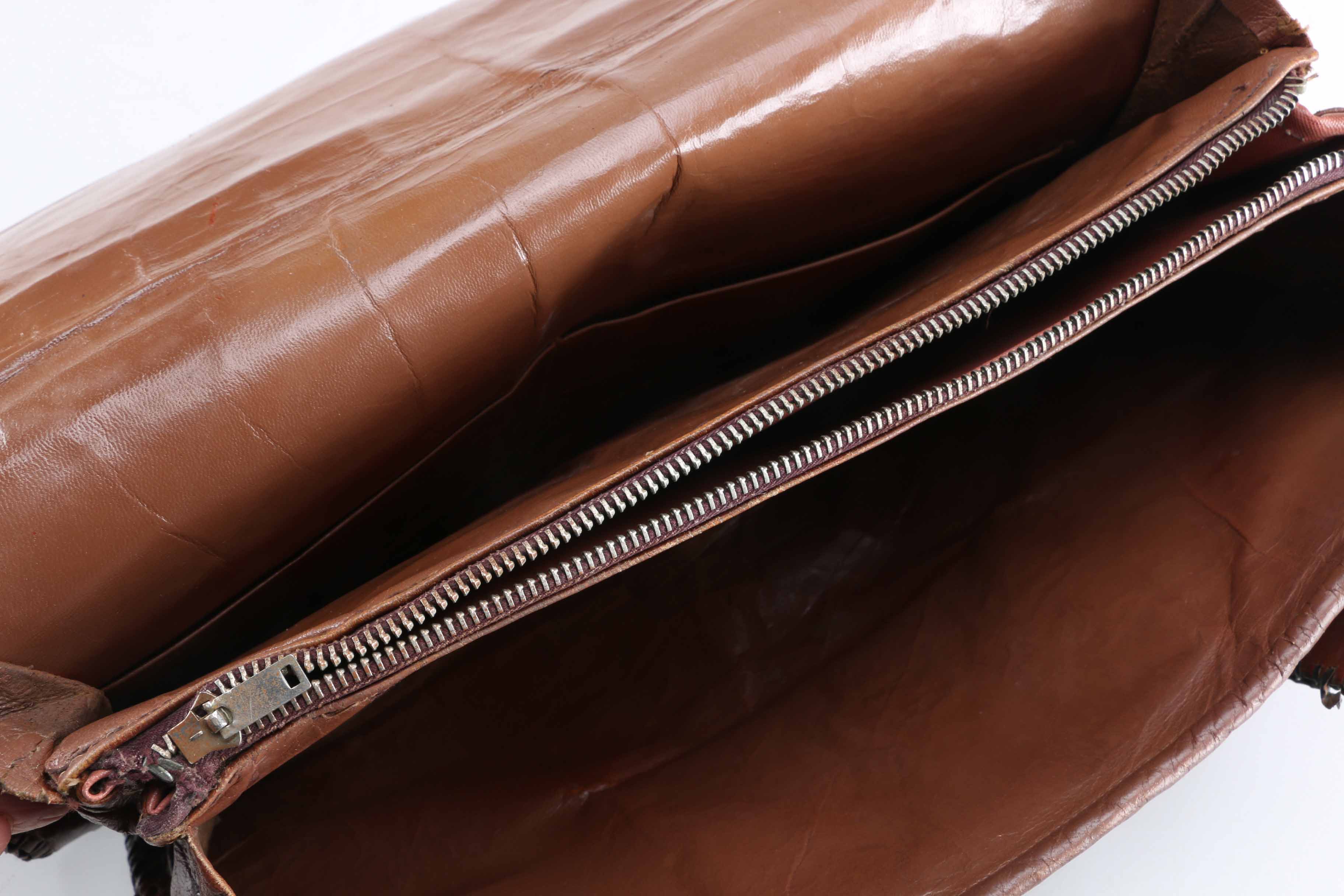 Vintage Alligator Clutch Purse