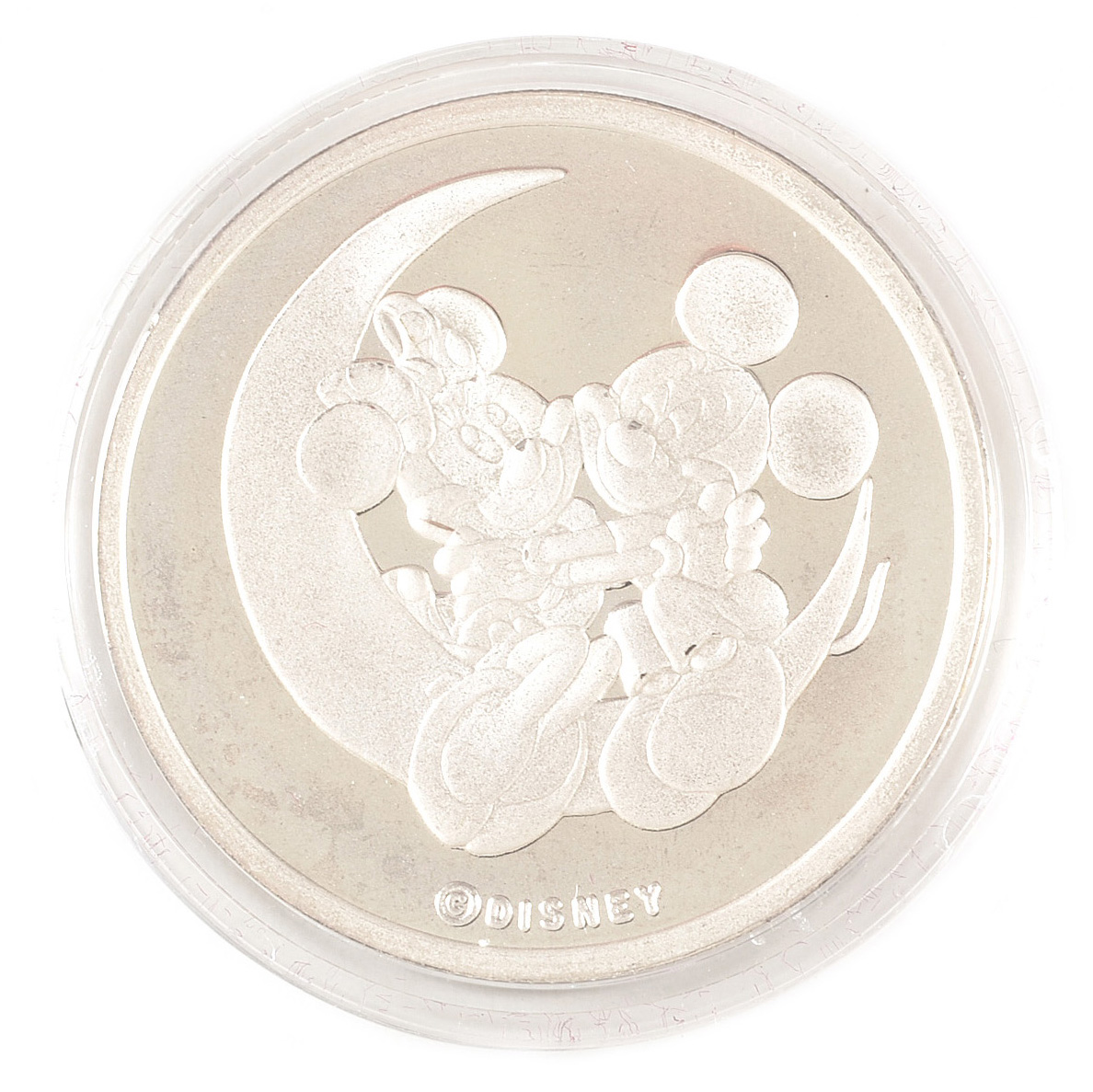 1989 Disney "Yours Forever" One Troy Ounce Silver Bullion Medal