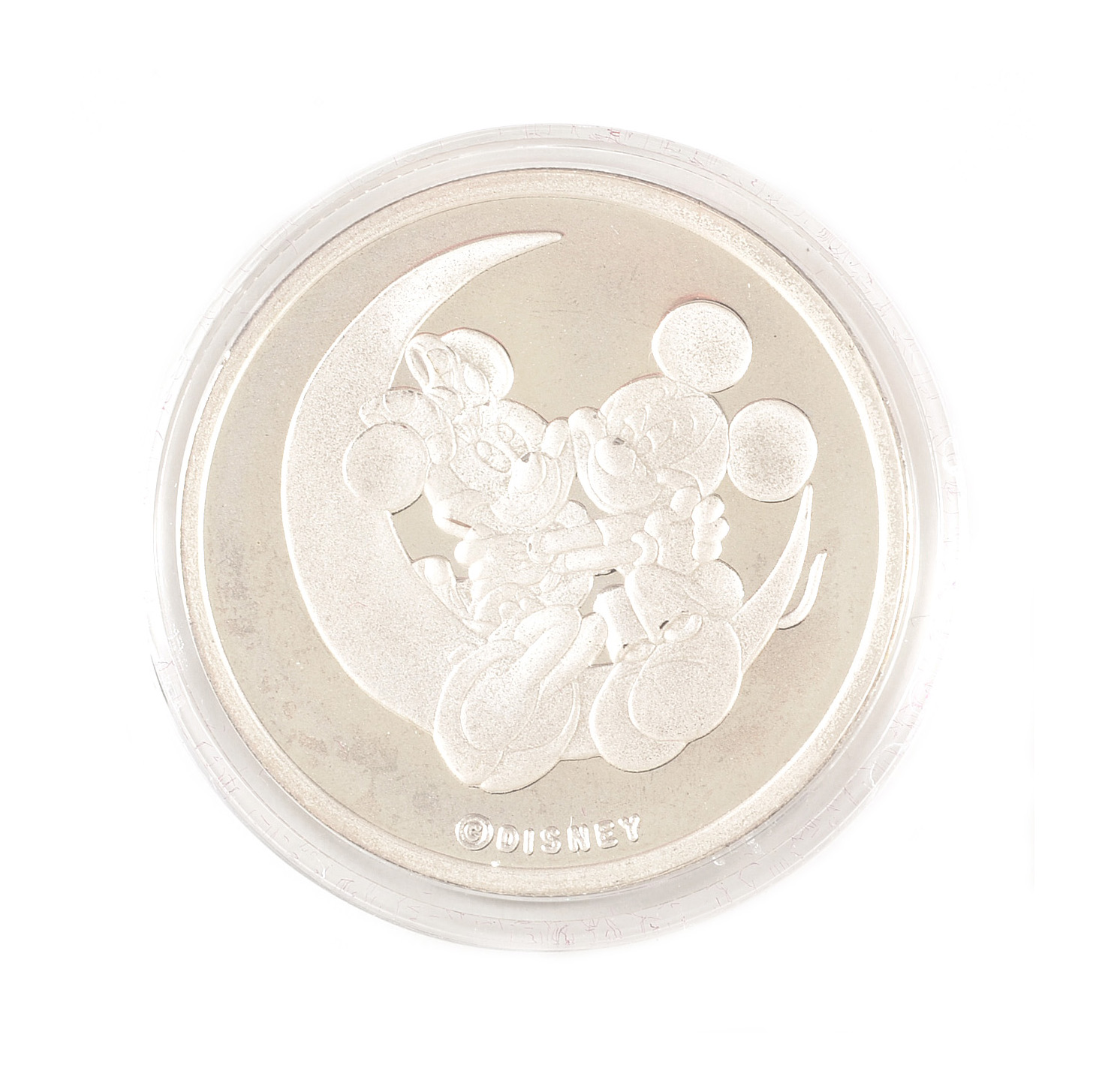 1989 Disney "Yours Forever" One Troy Ounce Silver Bullion Medal