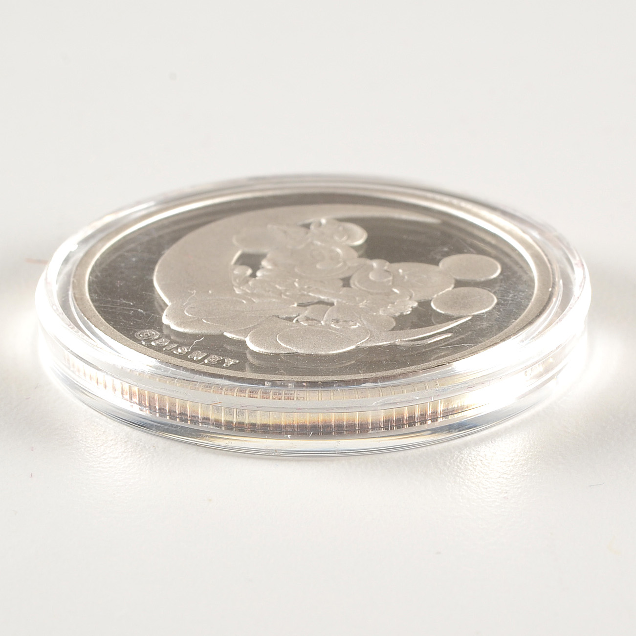 1989 Disney "Yours Forever" One Troy Ounce Silver Bullion Medal