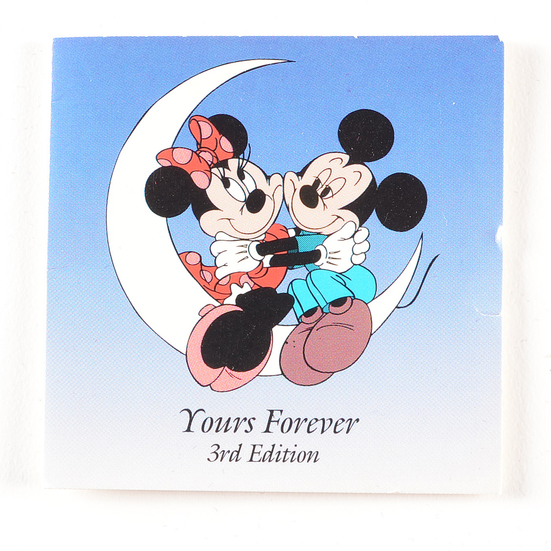 1989 Disney "Yours Forever" One Troy Ounce Silver Bullion Medal