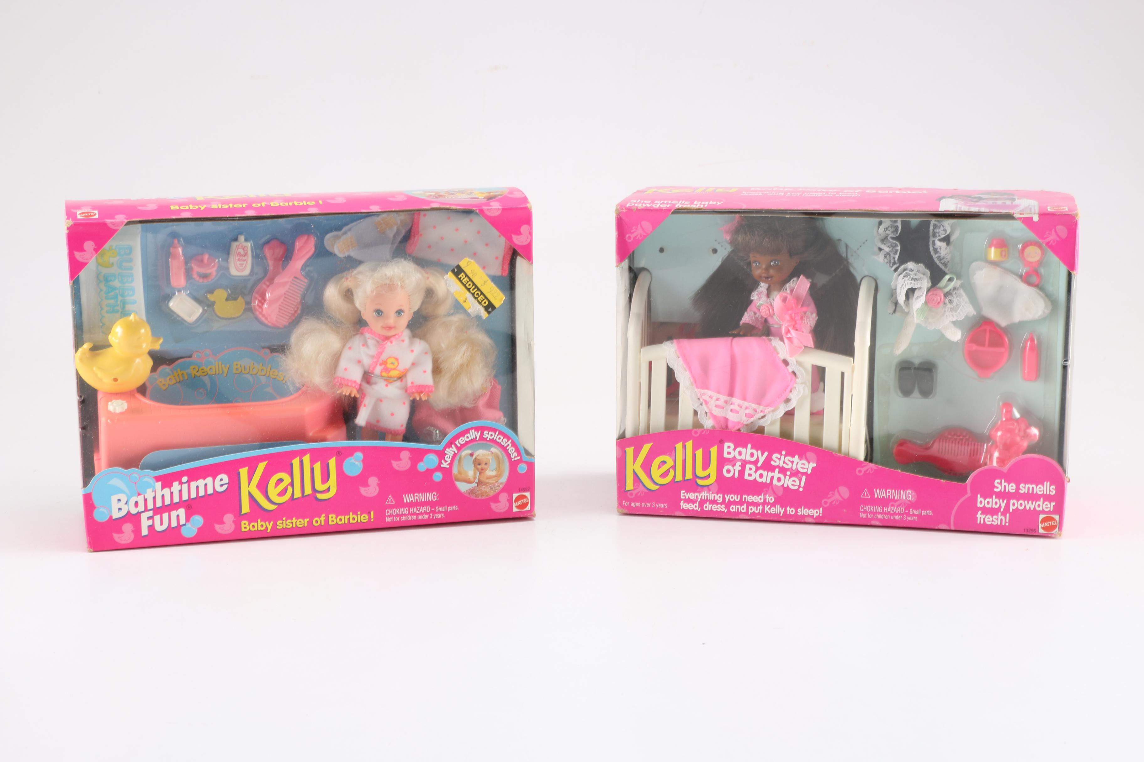 1990s Mattel Kelly and "Flashlight Fun" Stacie Dolls