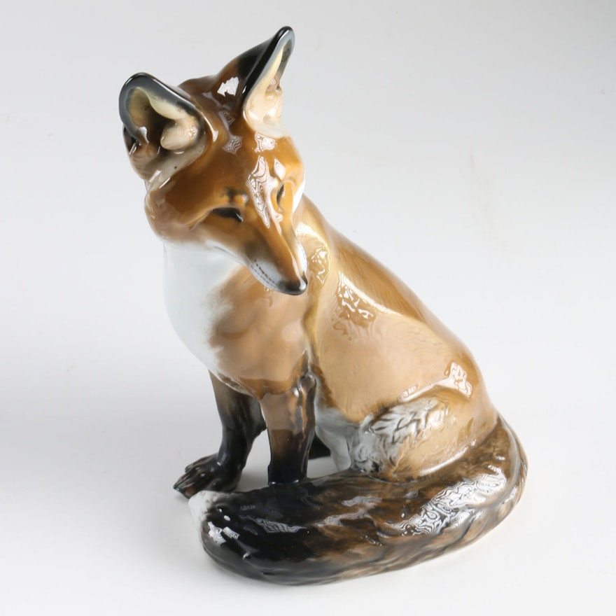 Ceramic Rosenthal Red Fox Figurine