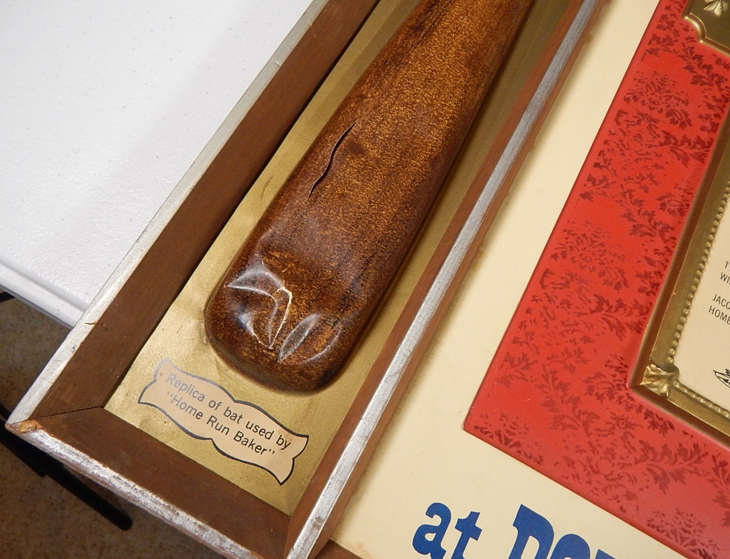 Vintage Plastic Pabst Blue Ribbon Beer Advertising Signs