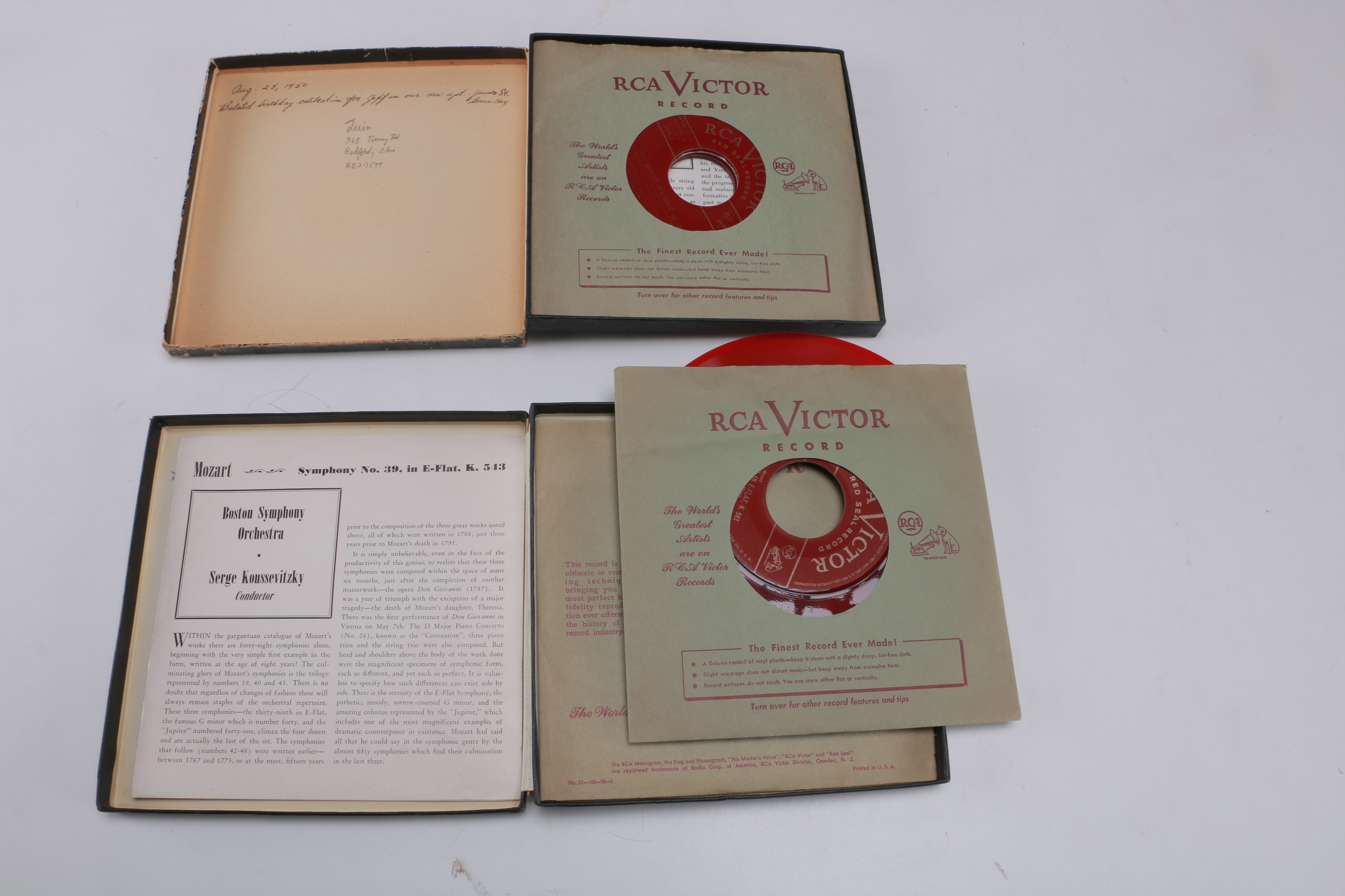 Vintage RCA Victor Orchestral Record Box Sets