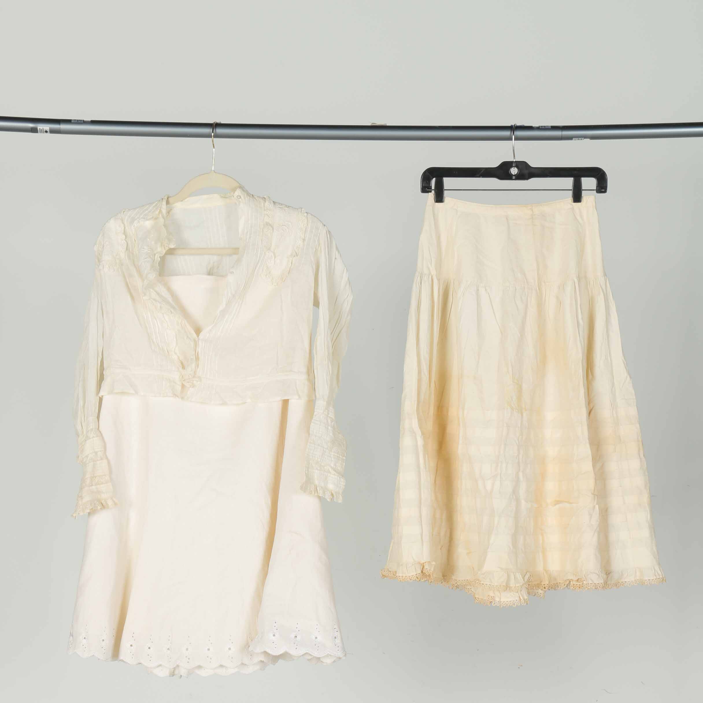 Women's Skirt and Blouse Set Featuring Edward