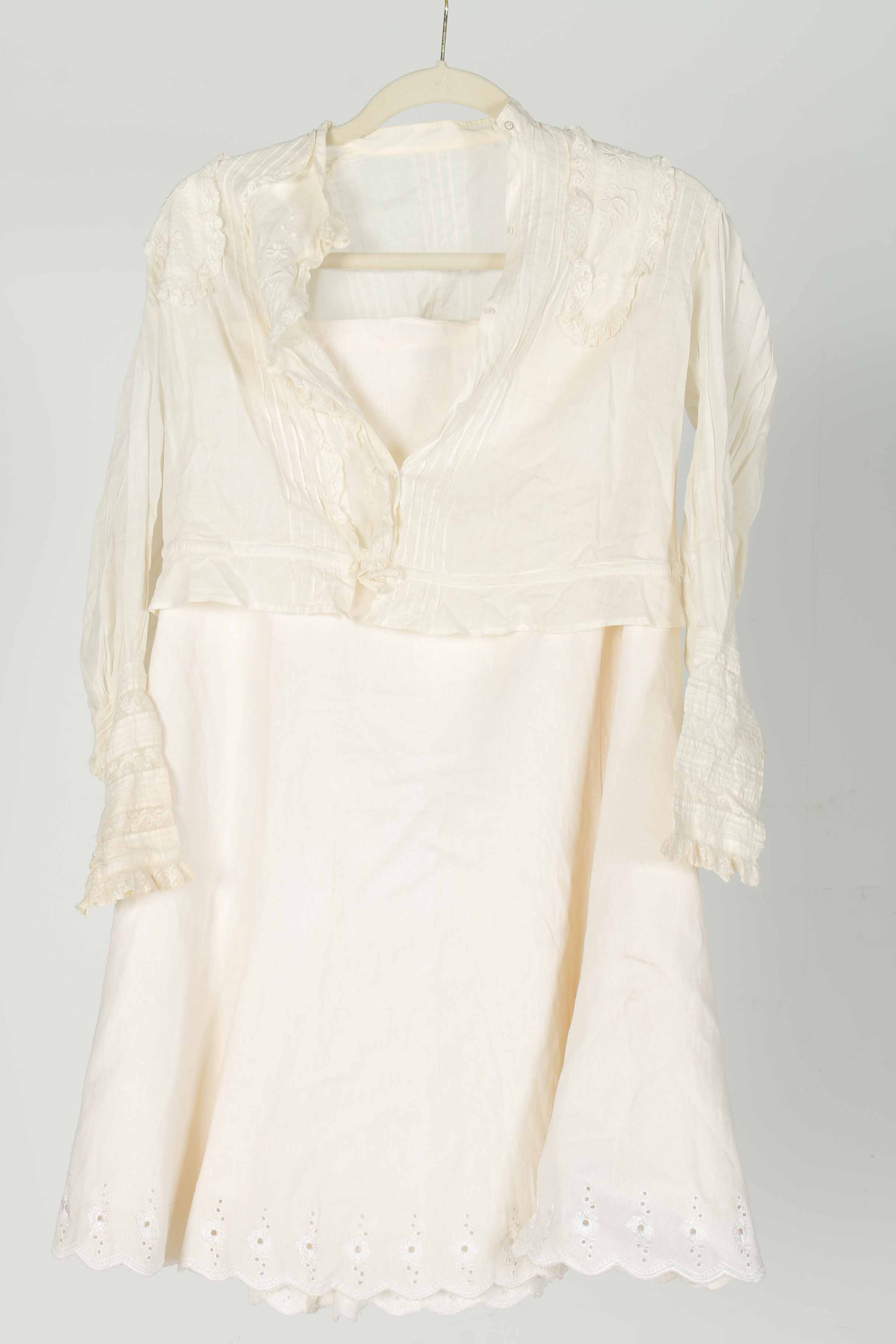 Women's Skirt and Blouse Set Featuring Edward