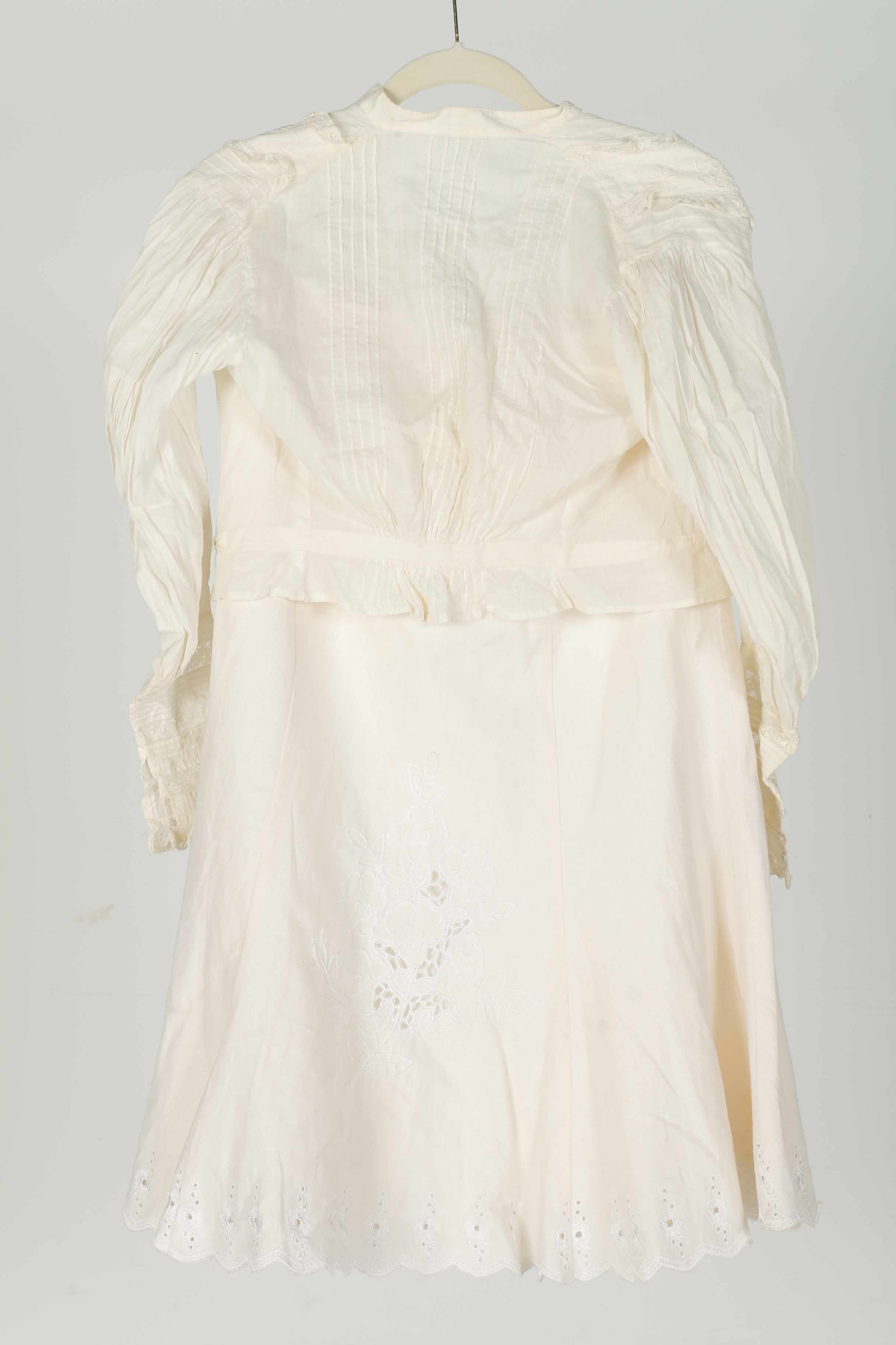 Women's Skirt and Blouse Set Featuring Edward