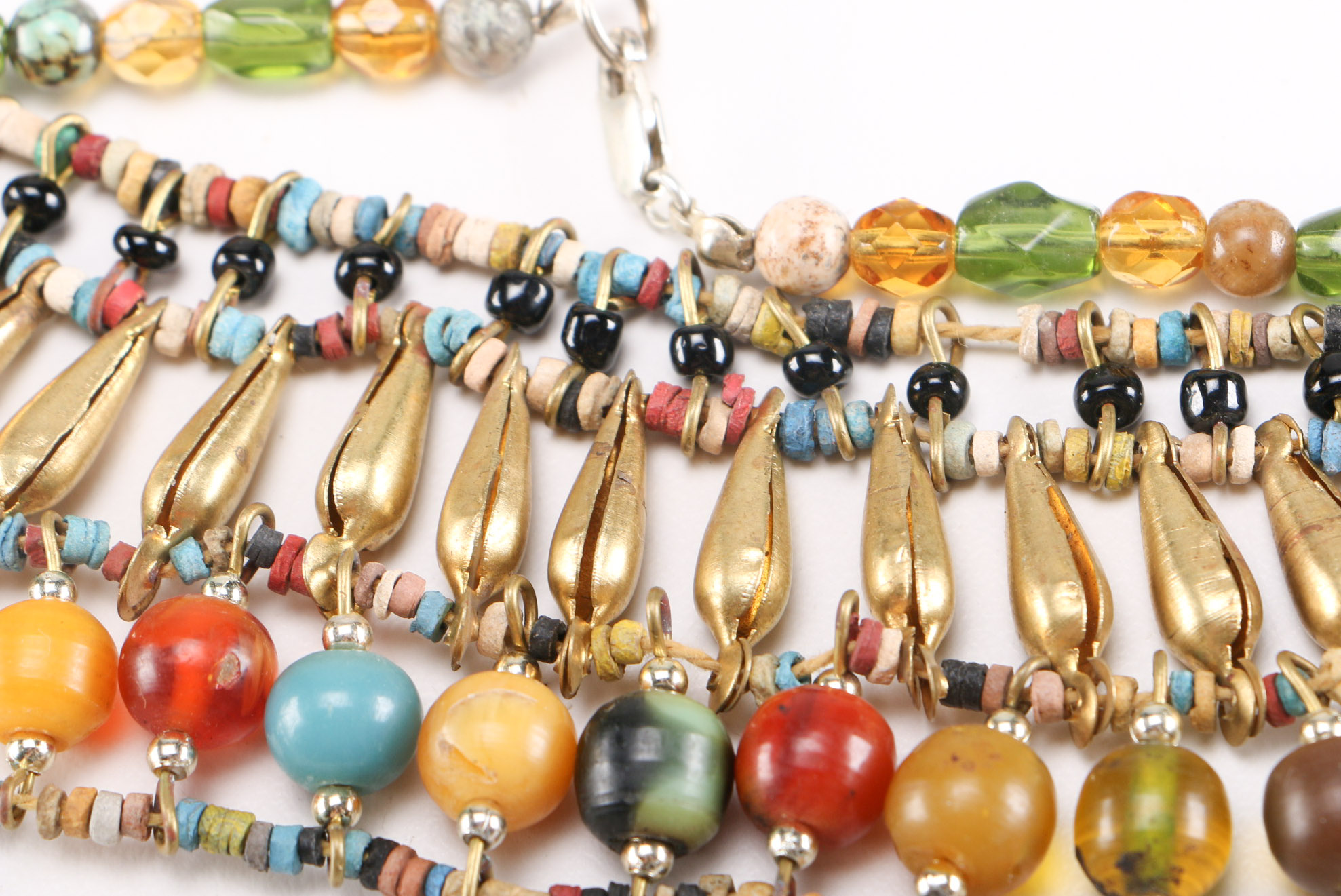 Assortment of Colorful Beaded and Stone Necklaces and Bracelets
