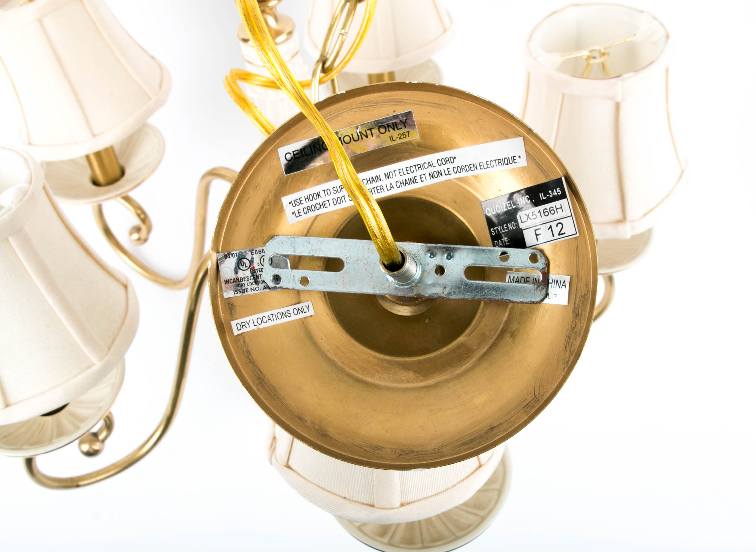 Lenox Porcelain Chandelier