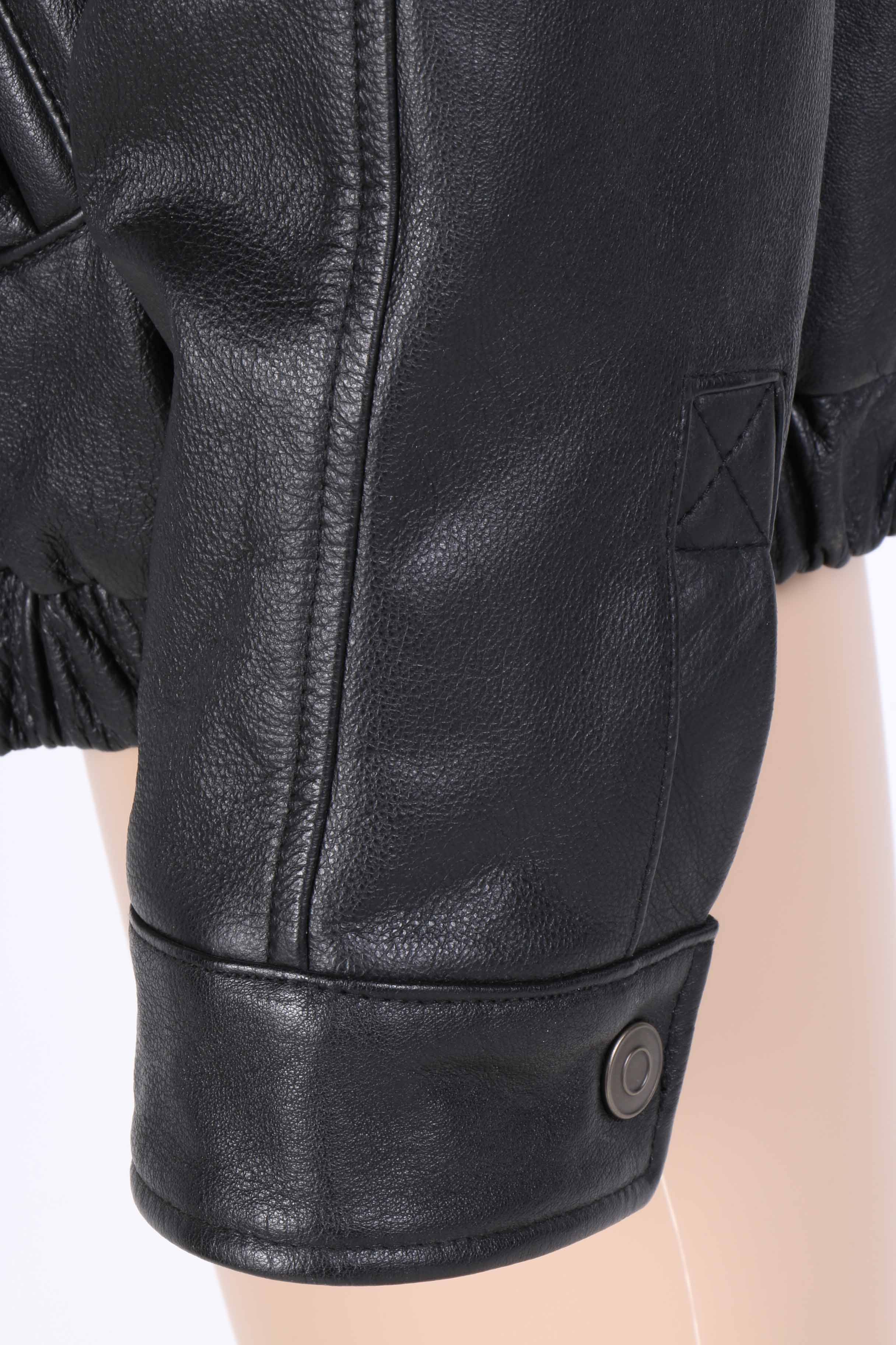 John Ashford Men's Black Leather Jacket