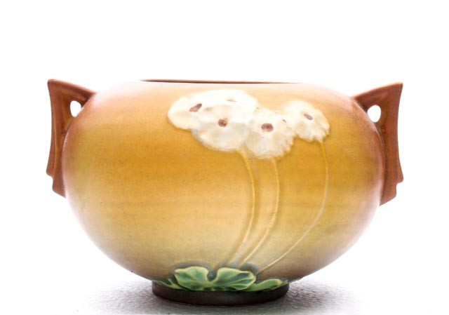 Vintage Roseville Pottery "Primrose" Pattern Rose Bowl