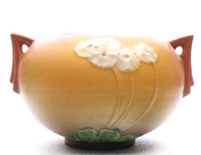 Vintage Roseville Pottery "Primrose" Pattern Rose Bowl