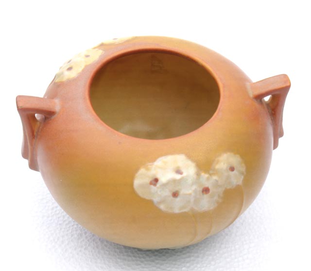 Vintage Roseville Pottery "Primrose" Pattern Rose Bowl